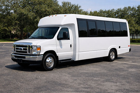 18-passenger minibus available for charter in Hutto, TX
